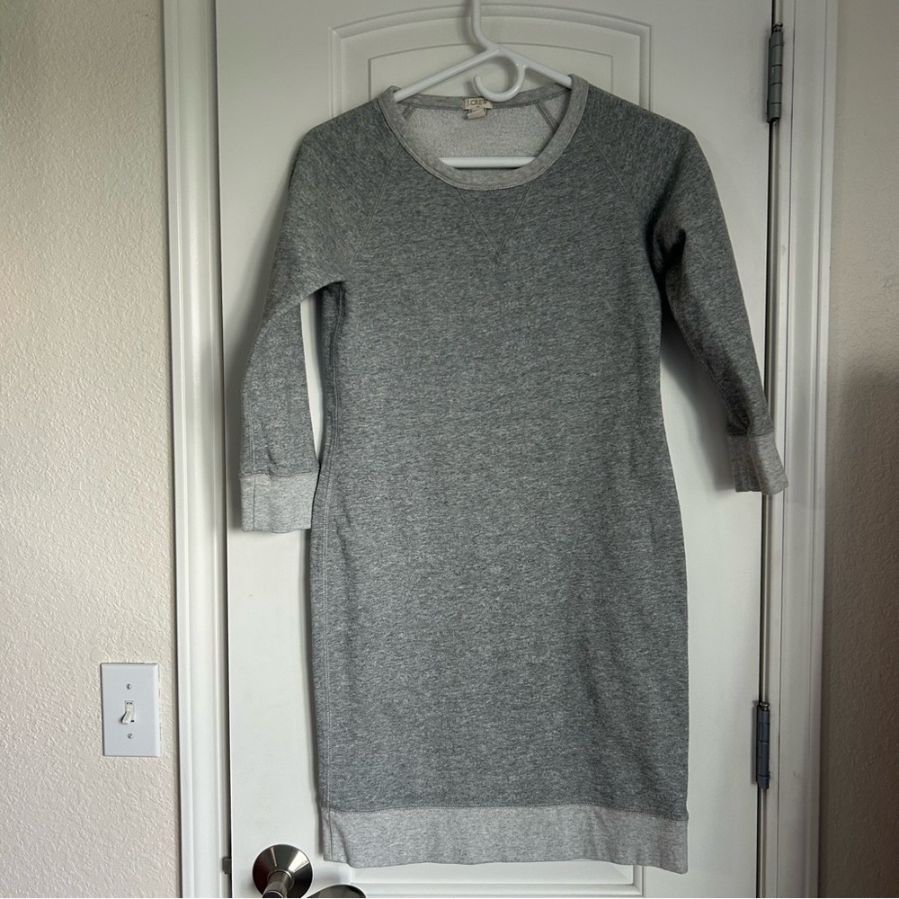 J Crew Sweater Dress With 3/4 Sleeves - Size XS
